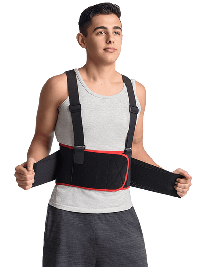 Lumbar Support Waist Belt Pain Back Injury Supporting Brace